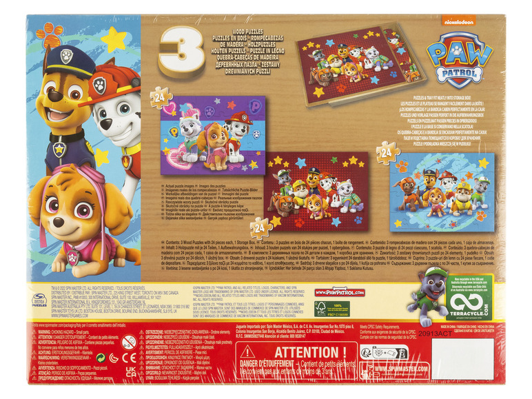 Spinmaster Paw Patrol Holz Puzzle, 72 Teile | Puzzles