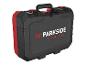 Parkside Performance Werkzeugkoffer in Schwarz und Rot