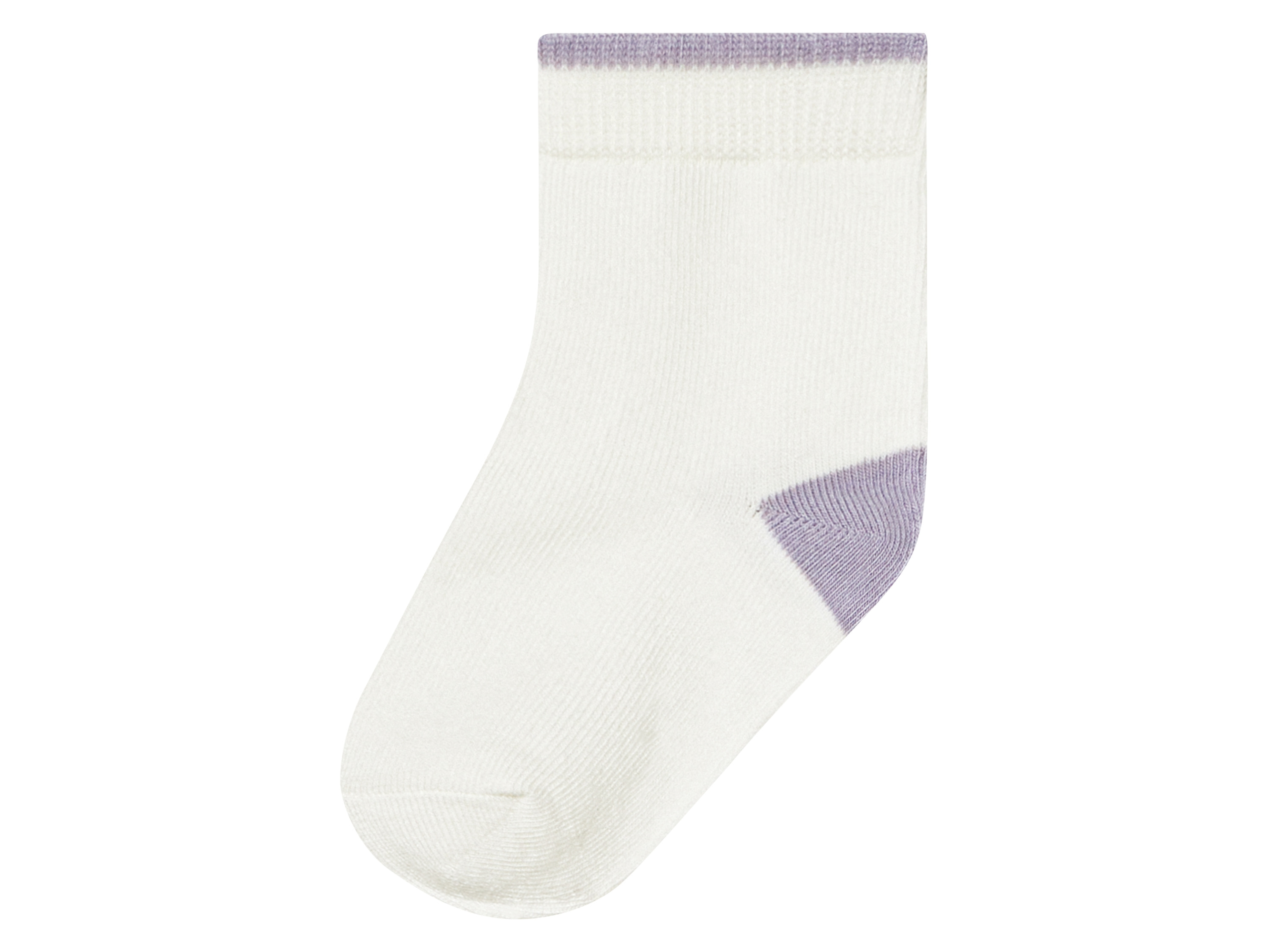 Thumbnail - lupilu® Kleinkinder Socken, 7 Paar (weiß/rosa/lila, 19-22)