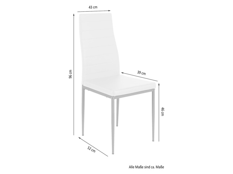 Gehe zu Vollbildansicht: Homexperts Stuhl »PEGASUS«, 2 Stück, im modernen Design - Bild 37