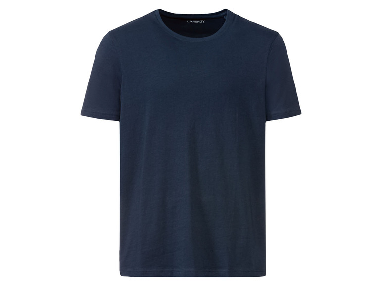 Gehe zu Vollbildansicht: LIVERGY Herren T-Shirt, 2 Stück, körpernah geschnitten, mit Baumwolle - Bild 6
