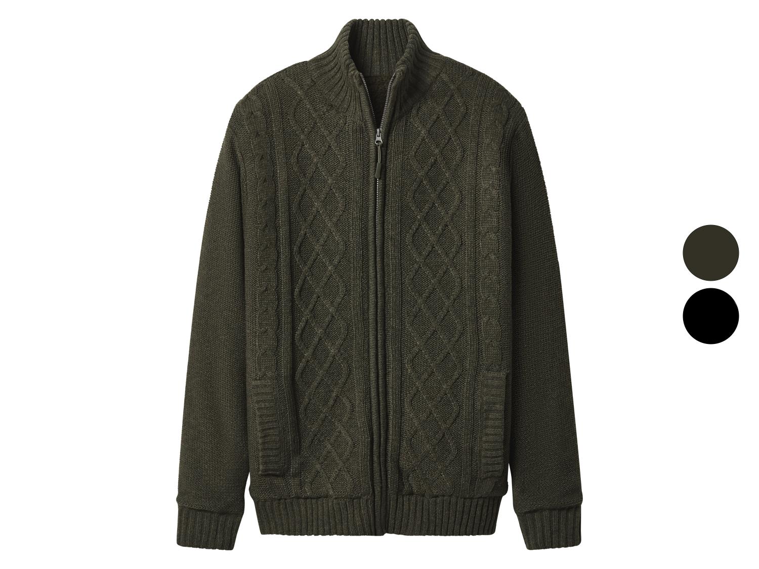 Esmara Men Chunky Knit Cardigan Olive 5