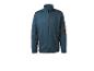 Blaue Herren-Reißverschlussjacke mit dunklen Einsätzen