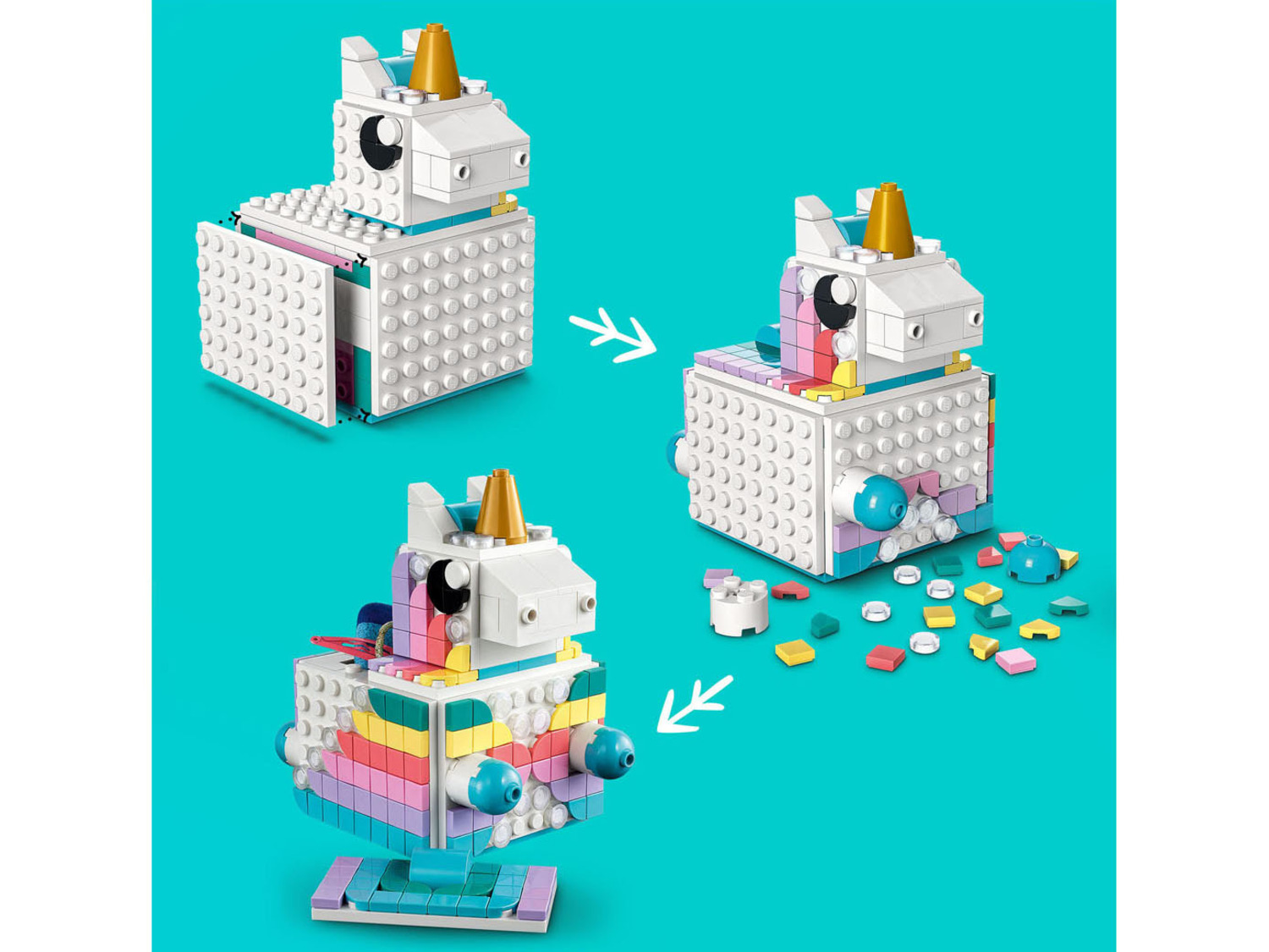 LEGO® DOTs 41962 »Einhorn Familienkreativset« | LIDL