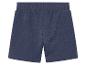 Dunkelblaue Jungen-Shorts aus Jersey.