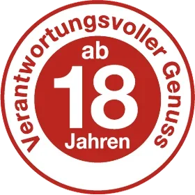 18 Jahre: Verantwortungsvoller Genuss.