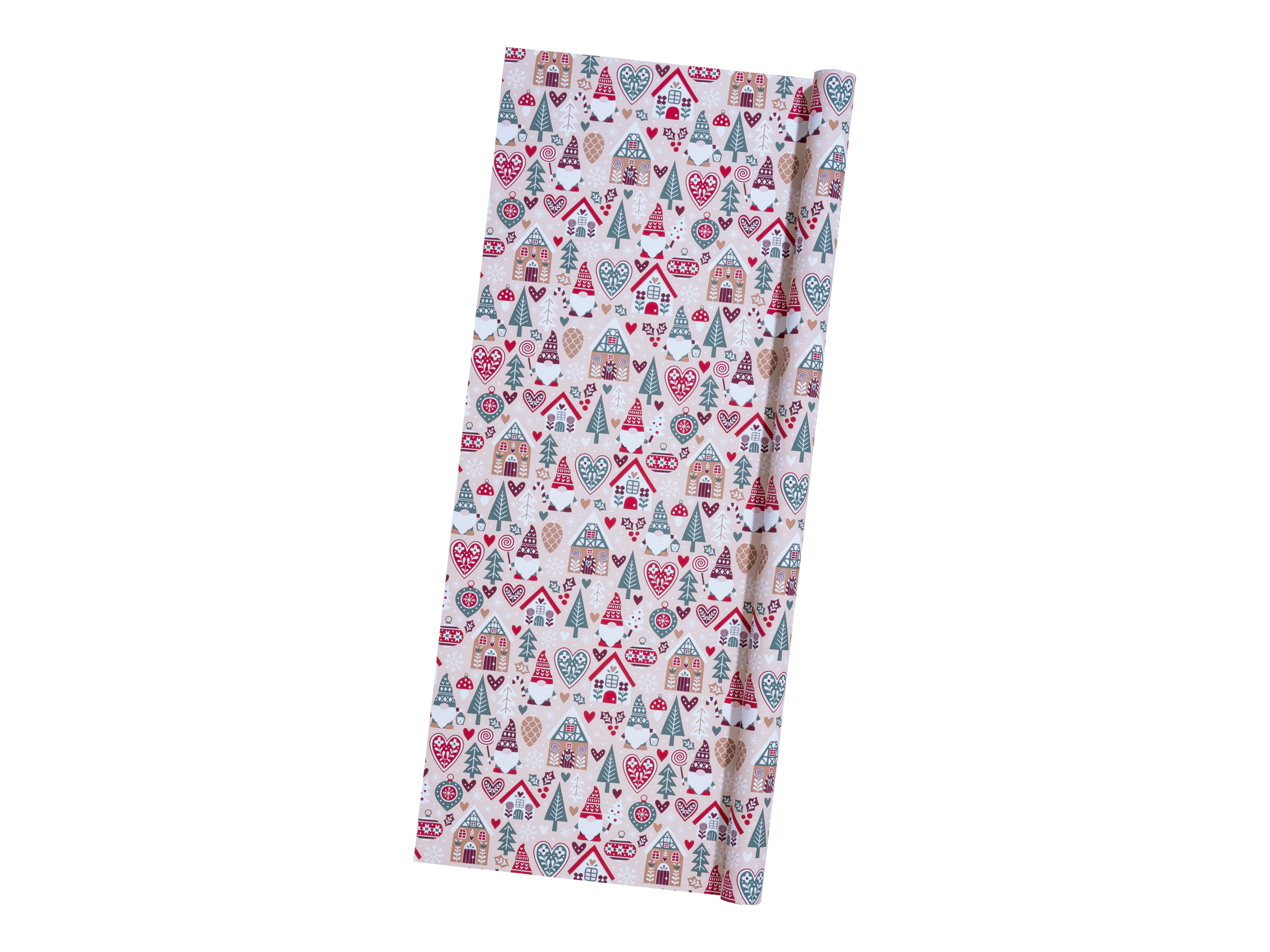 Thumbnail - crelando® Geschenkpapier-Set (rot/grün/weiß)