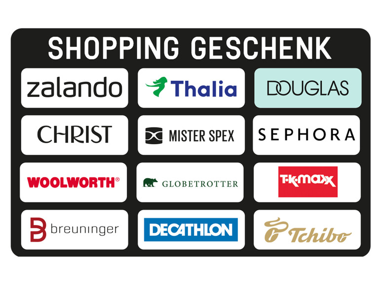 Gehe zu Vollbildansicht: Wunschgutschein Shopping - Digital Code 25€ - Bild 1
