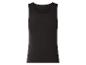 Schwarzes geripptes Damen-Tanktop