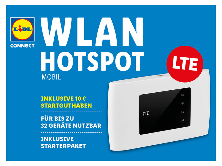 WLAN-Hotspot Lidl Connect | Lidl Connect