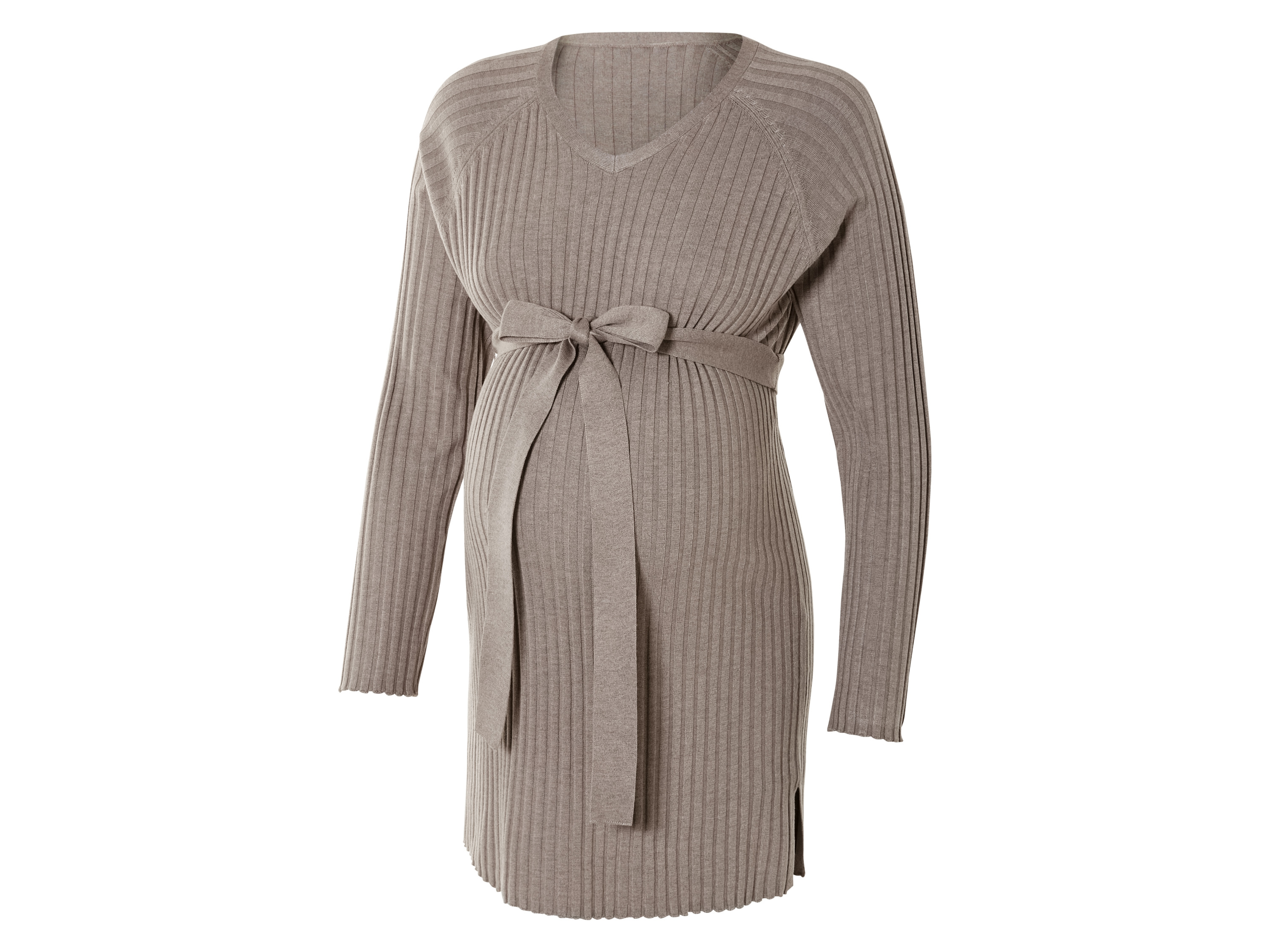 esmara® Damen Strickpullover (Hellbraun, XL(48/50))““ | Seitenschlitze