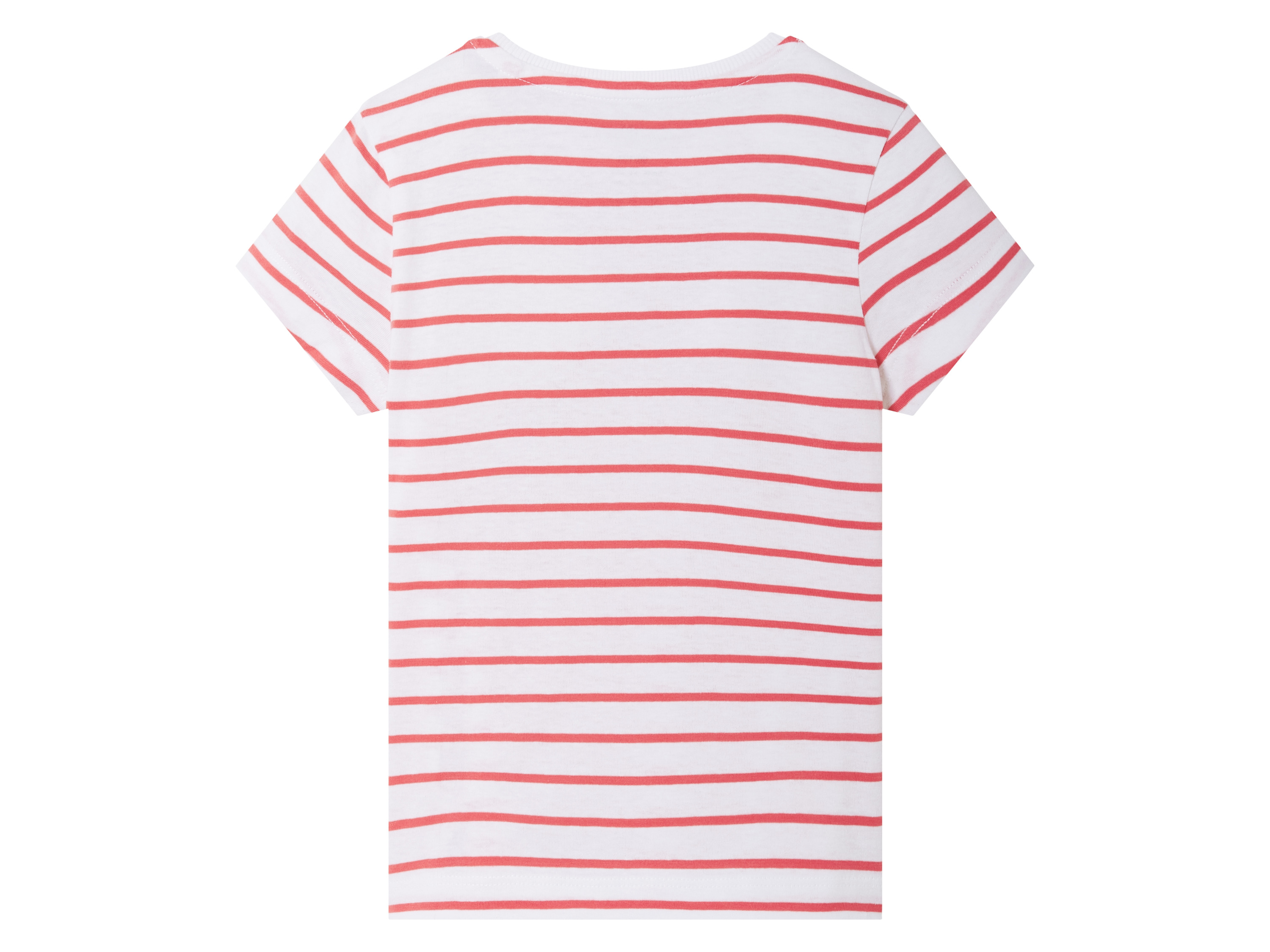 Thumbnail - lupilu® Kleinkinder Mädchen T-Shirt 3er Pack (koralle/rose/gestreift, 98/104)