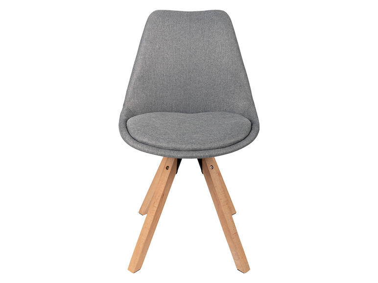 LIVARNO home Stuhl 2er Set, aus Stoff gepolstert, im Skandi Design | Esszimmerstühle