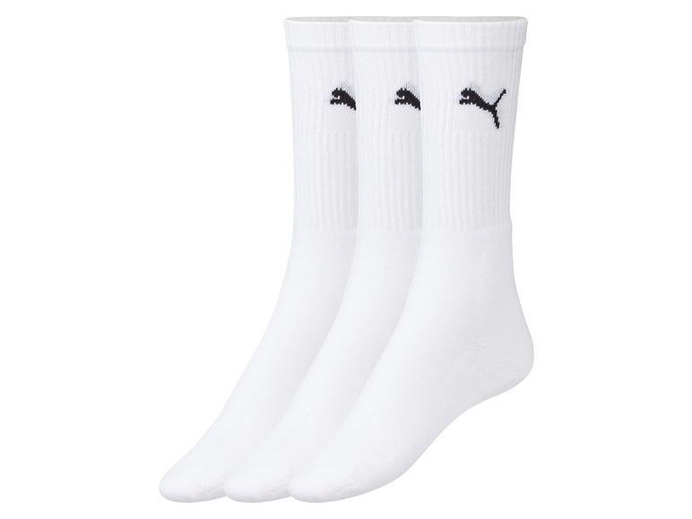 Gehe zu Vollbildansicht: Puma Herren Socken, 3 Paar, halbhoch, mit Baumwolle - Bild 8