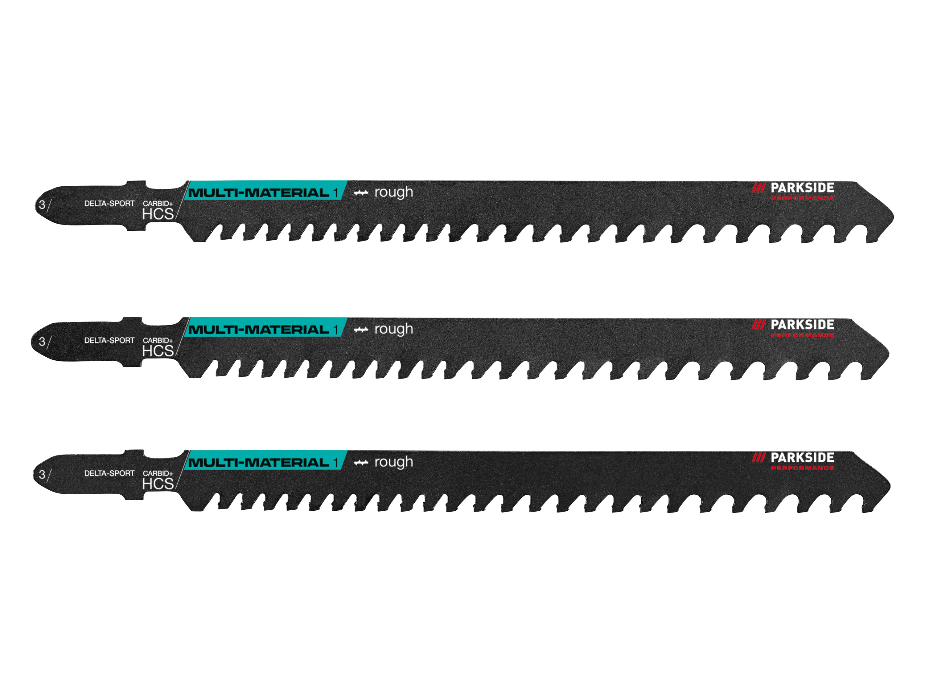 PARKSIDE PERFORMANCE® Stichsägeblätter-Sets (Multimaterial 3-teilig)““ | 04335814084837
