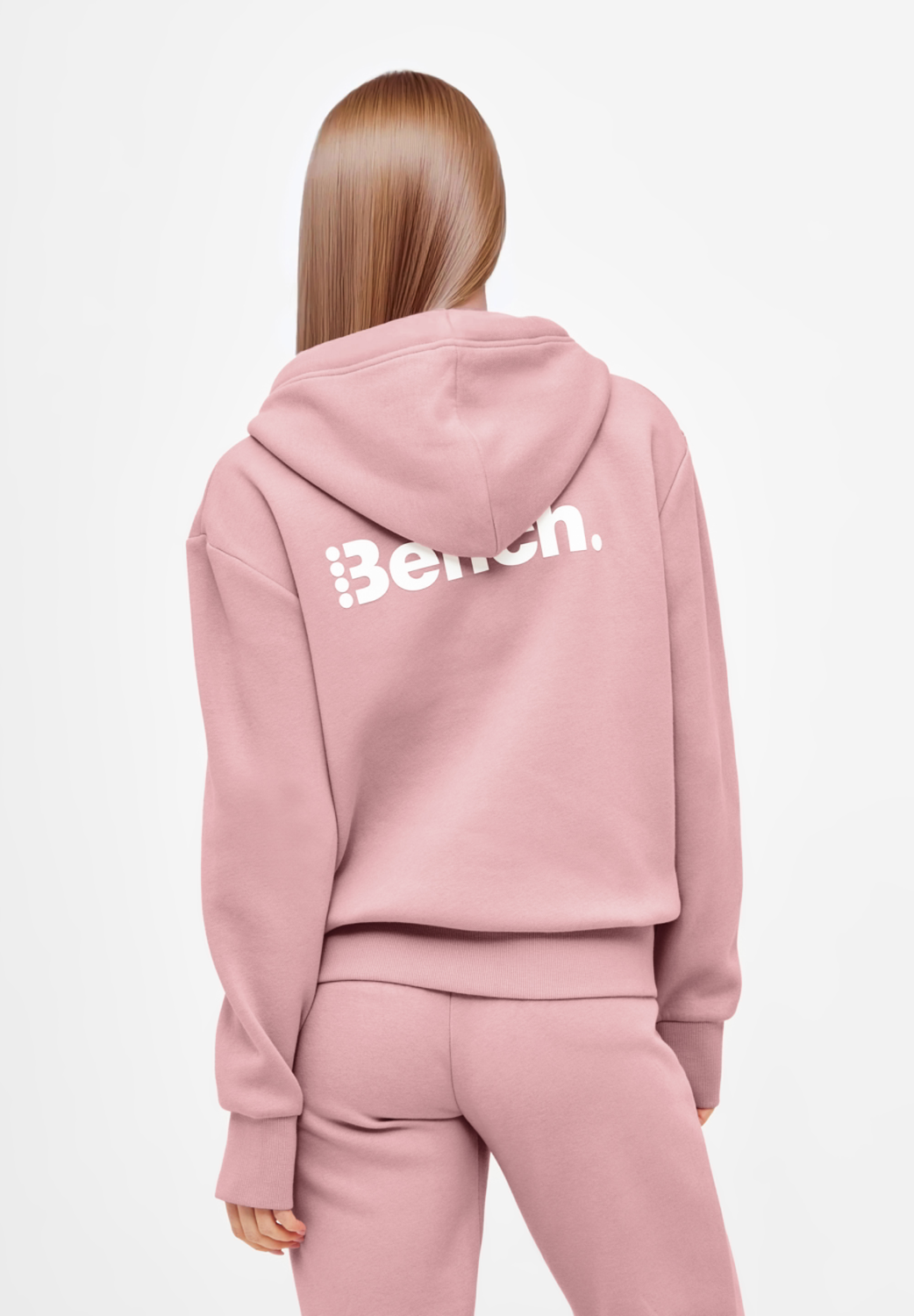Thumbnail - BENCH Damen Sweathoodie/Sweatjacke (pink (Sweatjacke), L)