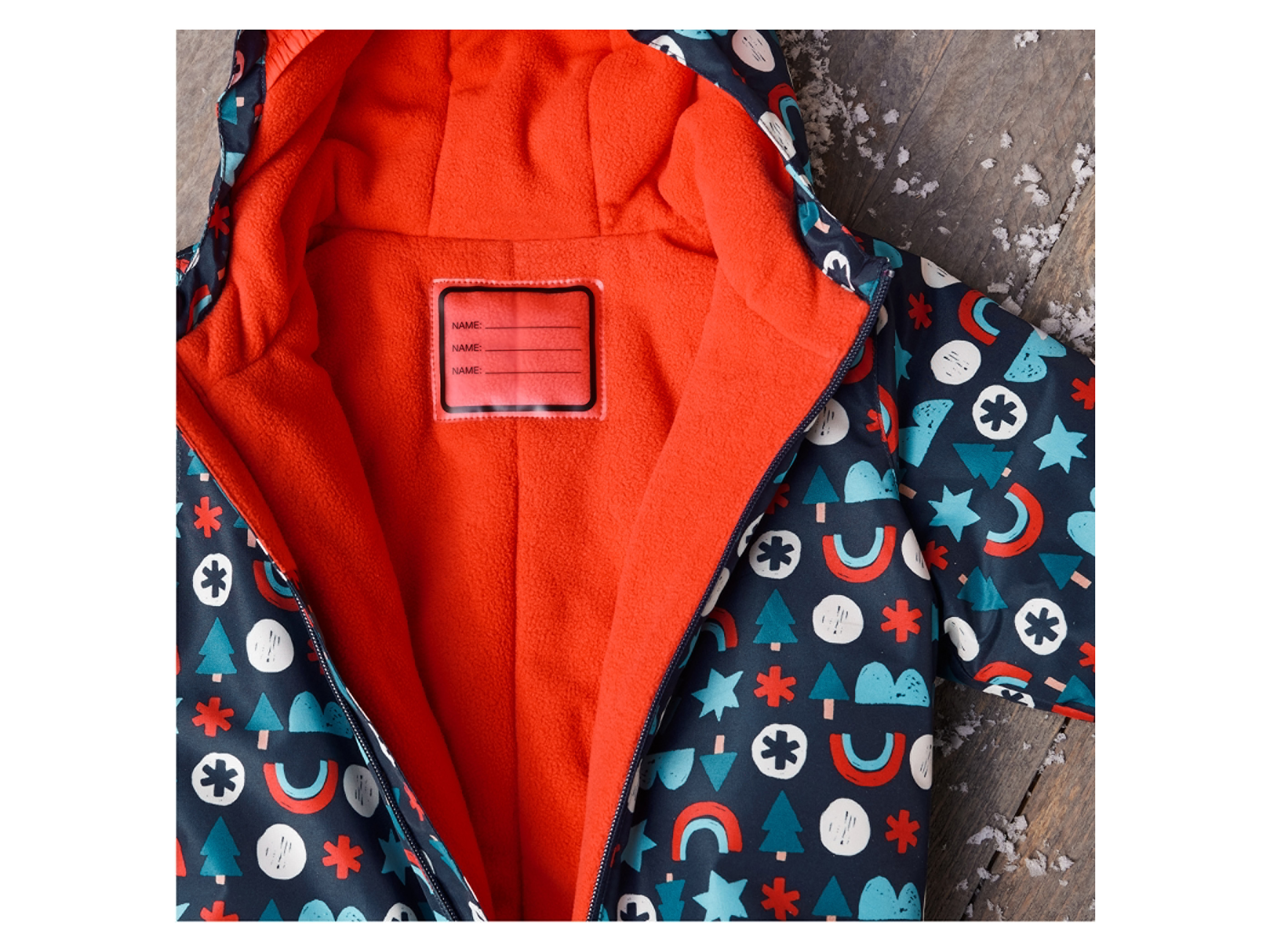 LUPILU® Baby Kleinkinder Jungen Schneeoverall (marine/gemustert, 80) – Bild 4 von 4