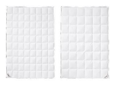 Fjödur 4-Jahreszeiten Daunendecke, mit hochwertigen Bezügen aus 100 % Baumwolle