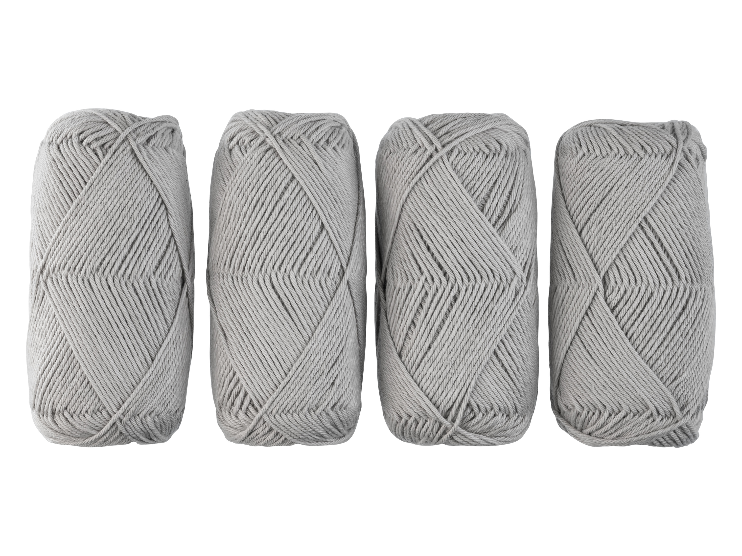 crelando® Baumwollgarn-Set 4 x 50 g (Silber)““ | dass ein Textil- oder Lederprodukt auf mehr als 300 Schadstoffe geprüft wurde.““