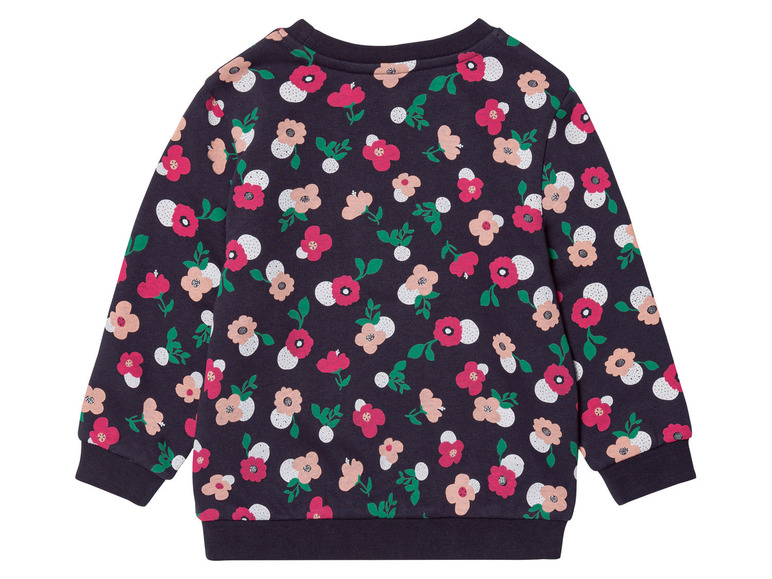 Gehe zu Vollbildansicht: lupilu® Kleinkinder Mädchen Sweatshirt, mit Baumwolle - Bild 11