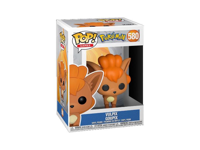 Vulpix Vinylfigur aus Pokémon in einer Box, Nummer 580.