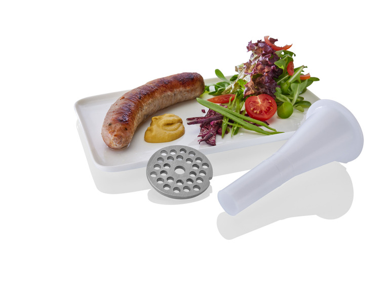 Manueller Fleischwolf, inkl. Wurst-Stopf-Aufsatz