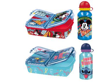 Sandwichbox und Flasche