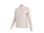 Damen-Stehkragenpullover in Beige