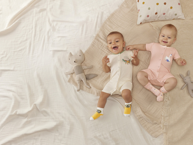Gehe zu Vollbildansicht: lupilu® Baby Mädchen Socken, 3 Paar, hoher Bio-Baumwollanteil - Bild 10