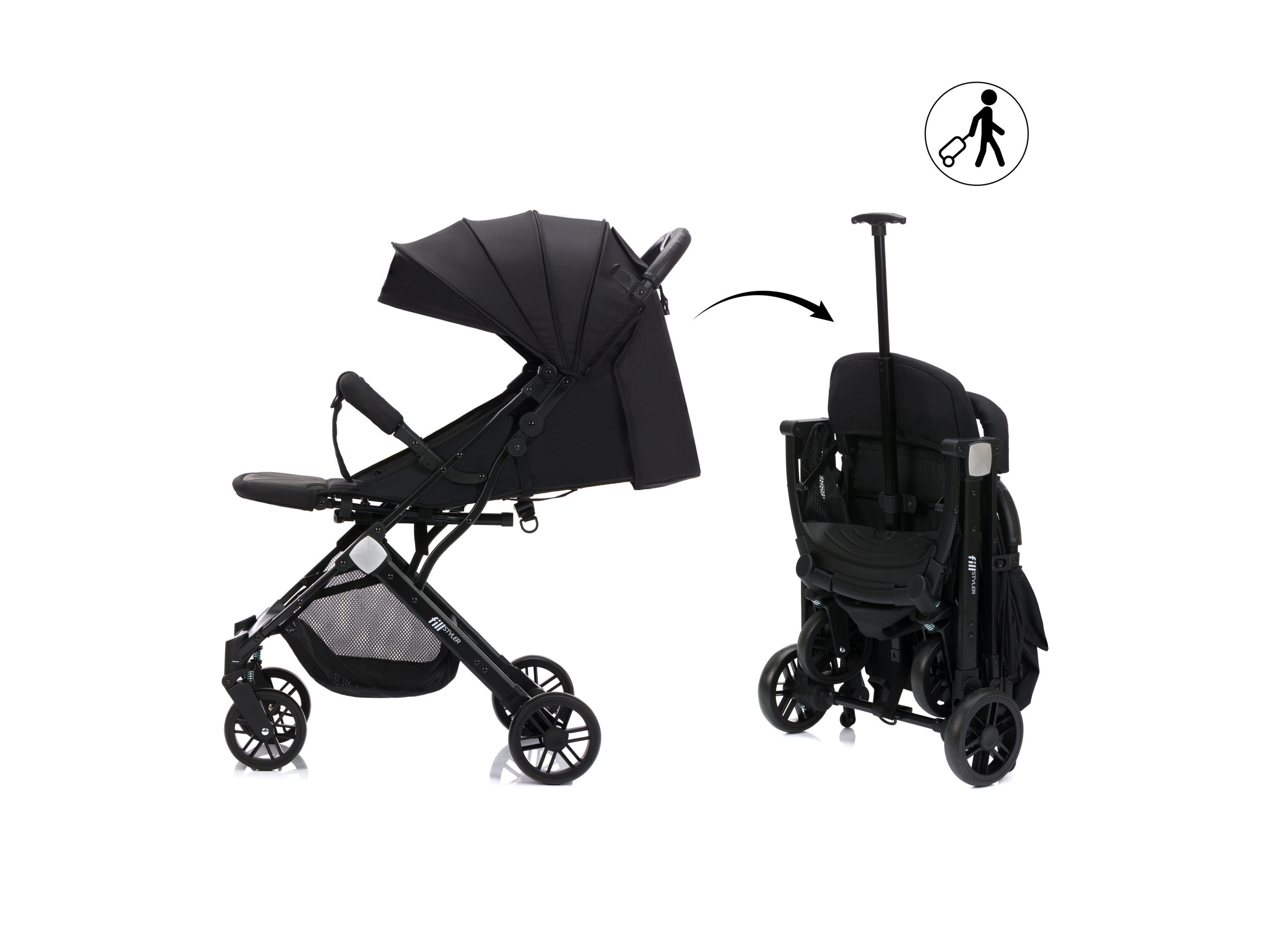 Thumbnail - Fillikid Buggy »Fill Styler« (Schwarz)