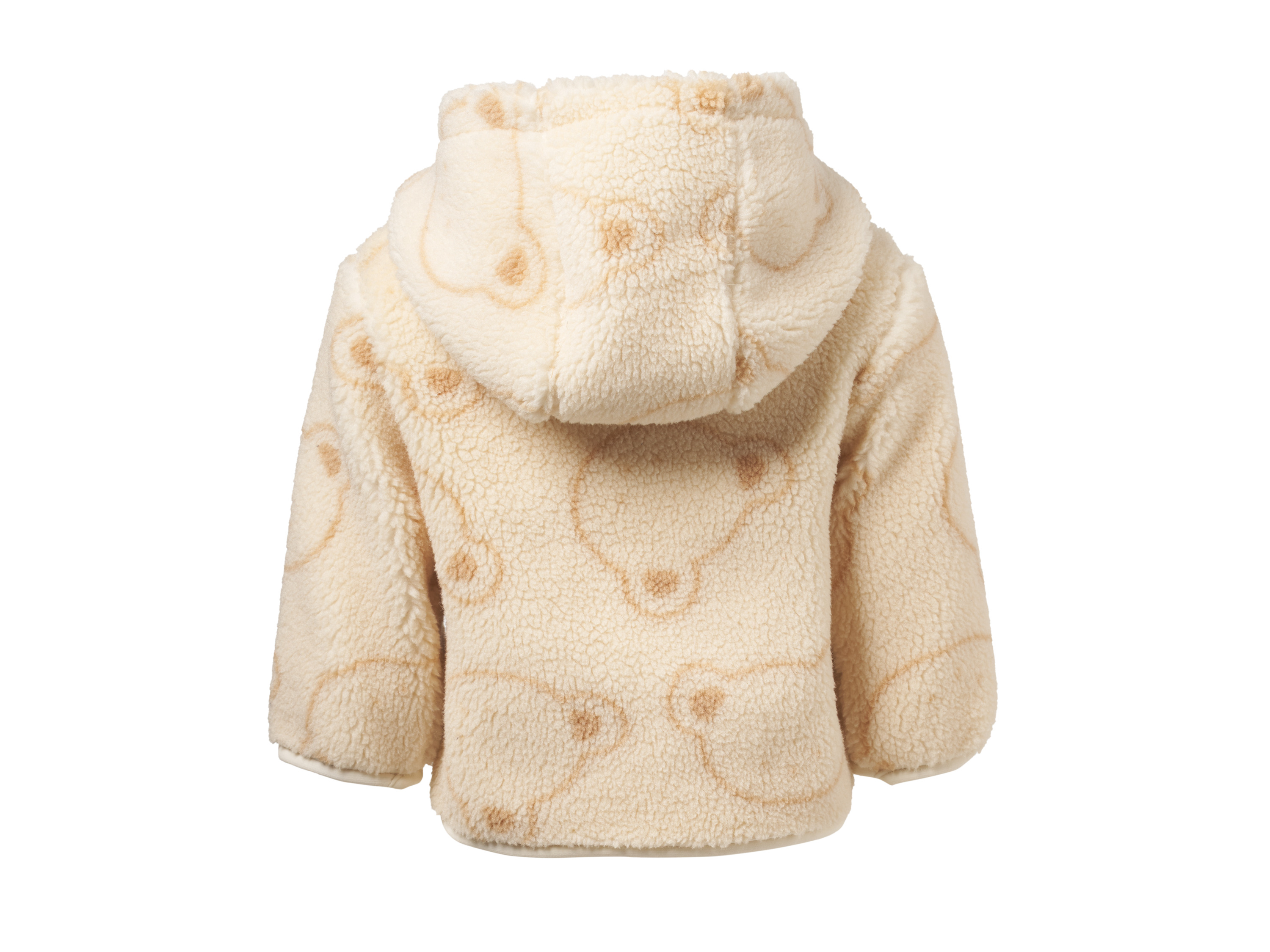 LUPILU® Baby Teddyfell-Jacke (Beige, 62/68) – Bild 3 von 3