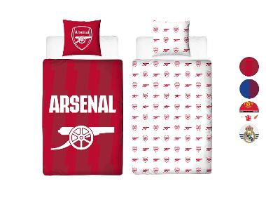 Bettwäsche Set 2-tlg., Real Madrid / Arsenal / Manchester United / FC Barcelona, 135 x 200 cm