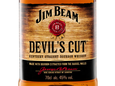 JIM BEAM Devil's Cut Kentucky Straight Bourbon Whiskey 45% Vol