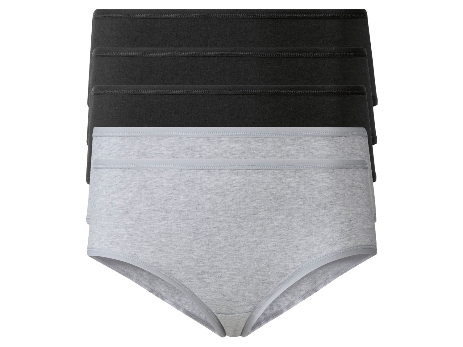 esmara® Damen Hipster, 5 Stück (S(36/38), schwarz/grau) | 04055333069701 esmara® Damen Hipster, 5 Stück (S(36/38), schwarz/grau) | 04055333069701