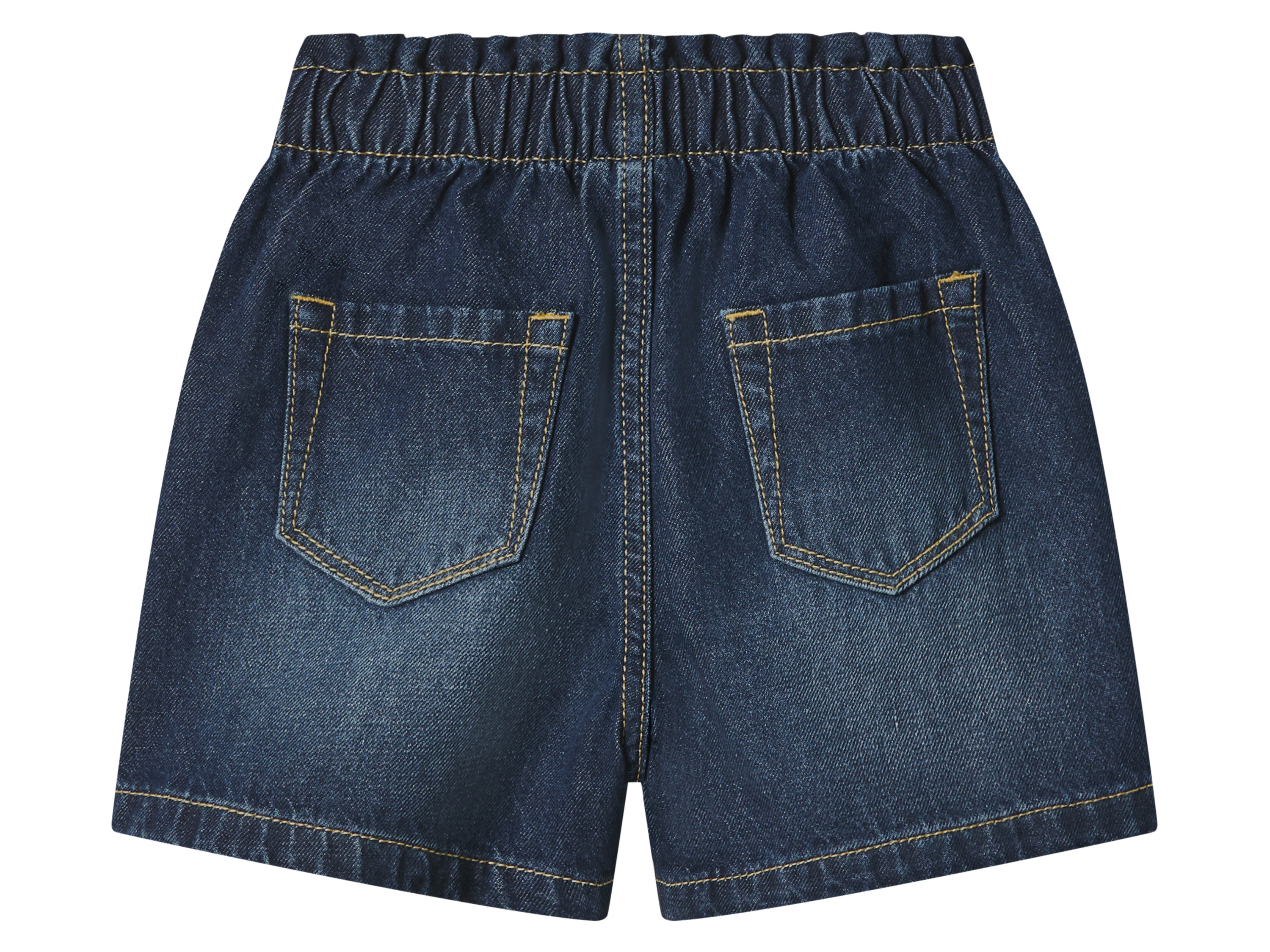 LUPILU® Kinder Jeansshorts (Dunkelblau, 122/128) – Bild 2 von 2