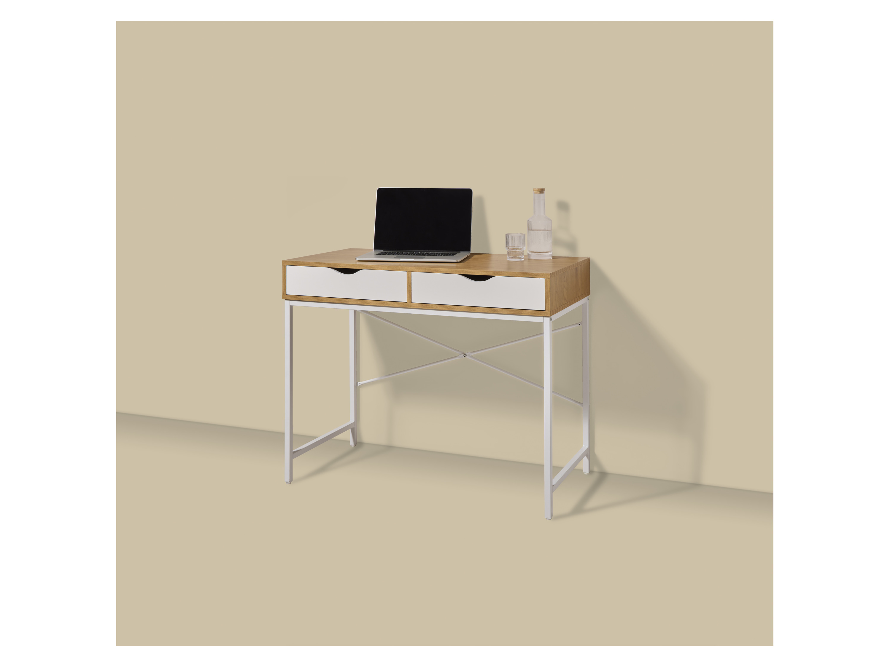 LIVARNO® Schreibtisch mit 2 Schubladen – Bild 2 von 4