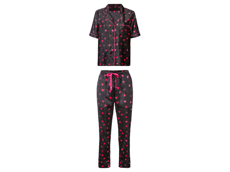 Gehe zu Vollbildansicht: esmara® Damen Pyjama mit Revers-Kragen - Bild 7