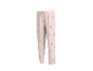 Hellrosa Kinderhose mit Sternenmuster.