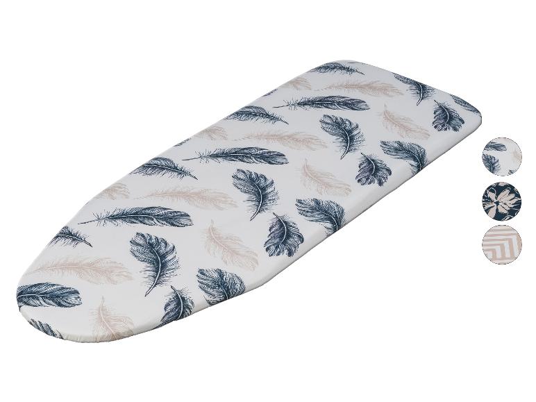 Bügelbrettbezug mit Federmuster.