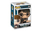 Pop! Harry Potter Figur von Funko in einer Box mit einem Besen.