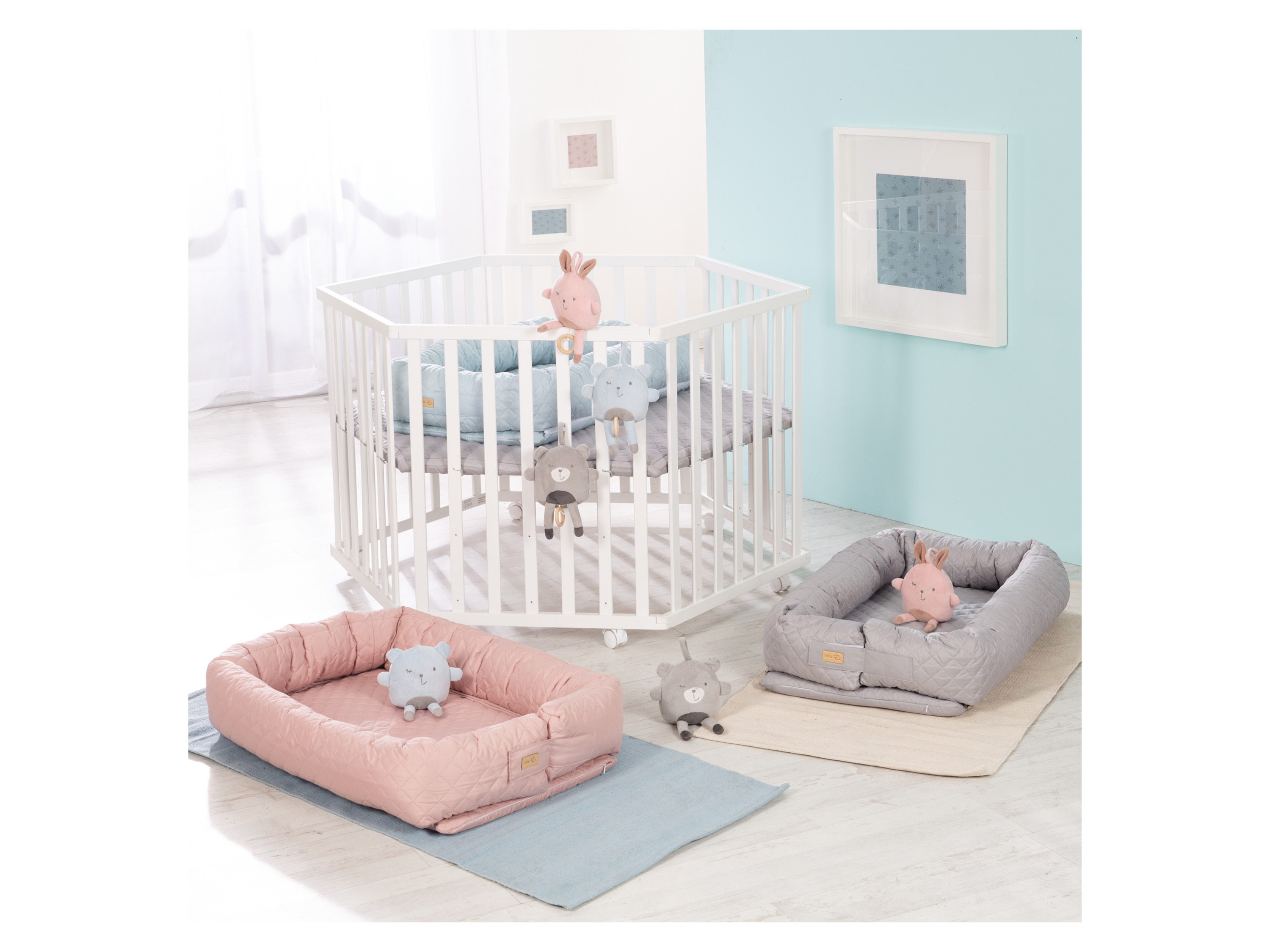 Thumbnail - roba 3in1 Babylounge  (Grau)