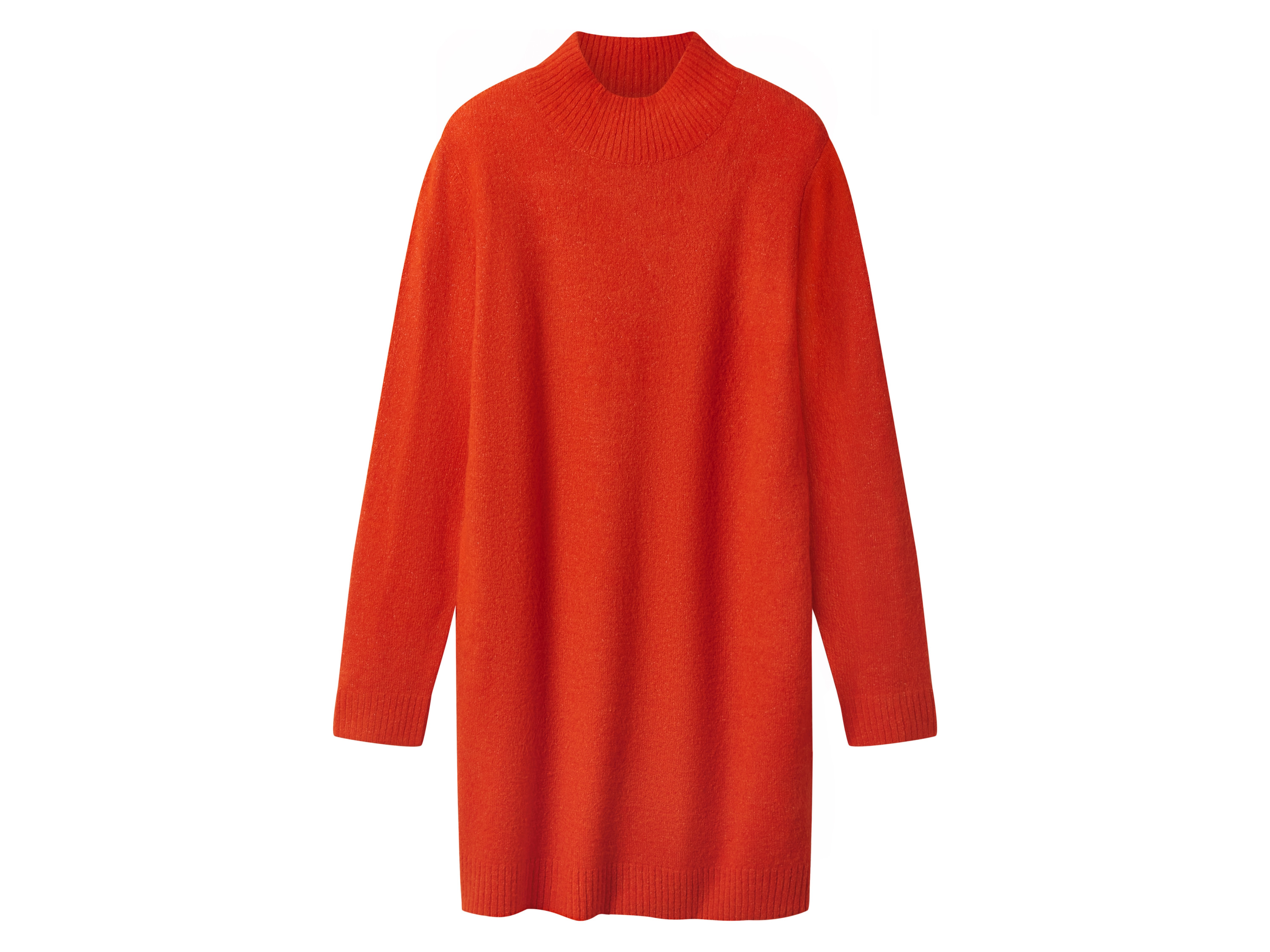 ESMARA® Damen Strickkleid (Orange, L(44/46))