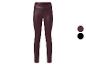 Damen-Leggings aus Kunstleder in Dunkelrot, mit Farbmuster für Schwarz.