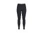 Schwarze Damenleggings auf weißem Hintergrund