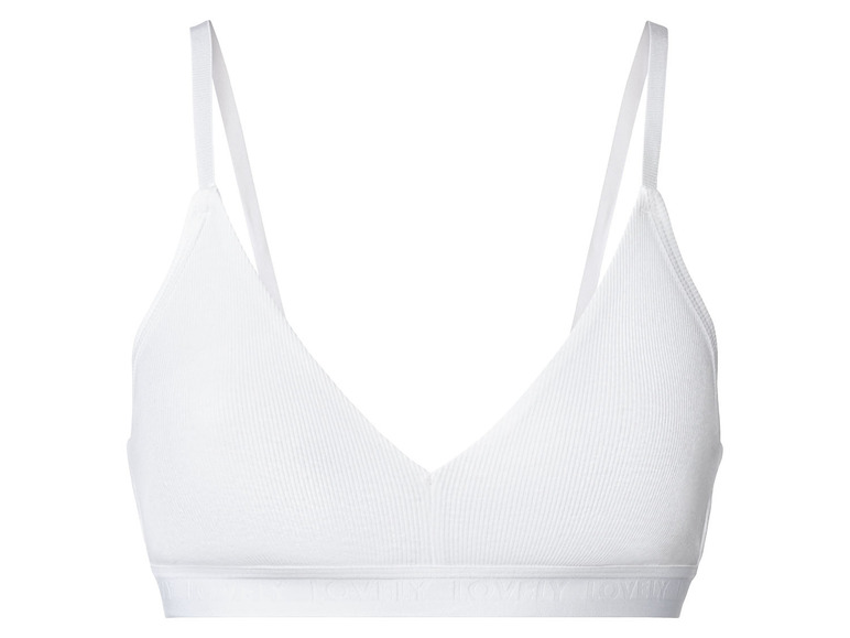 Gehe zu Vollbildansicht: esmara® Damen Ripp-Soft-BH, mit hohem Bio-Baumwollanteil - Bild 3