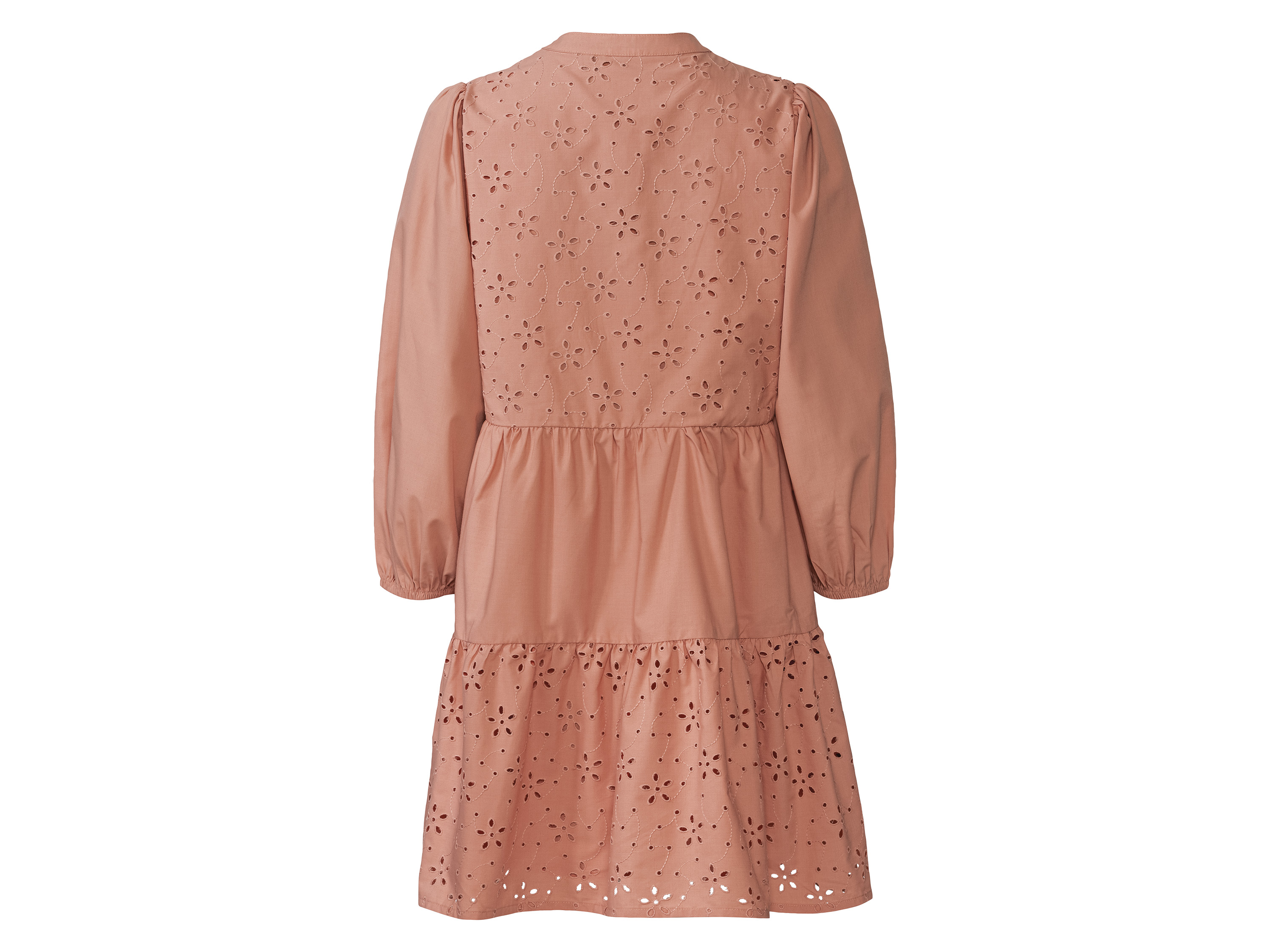 Thumbnail - esmara® Damen Kleid mit Lochstickerei (42, aprikose)