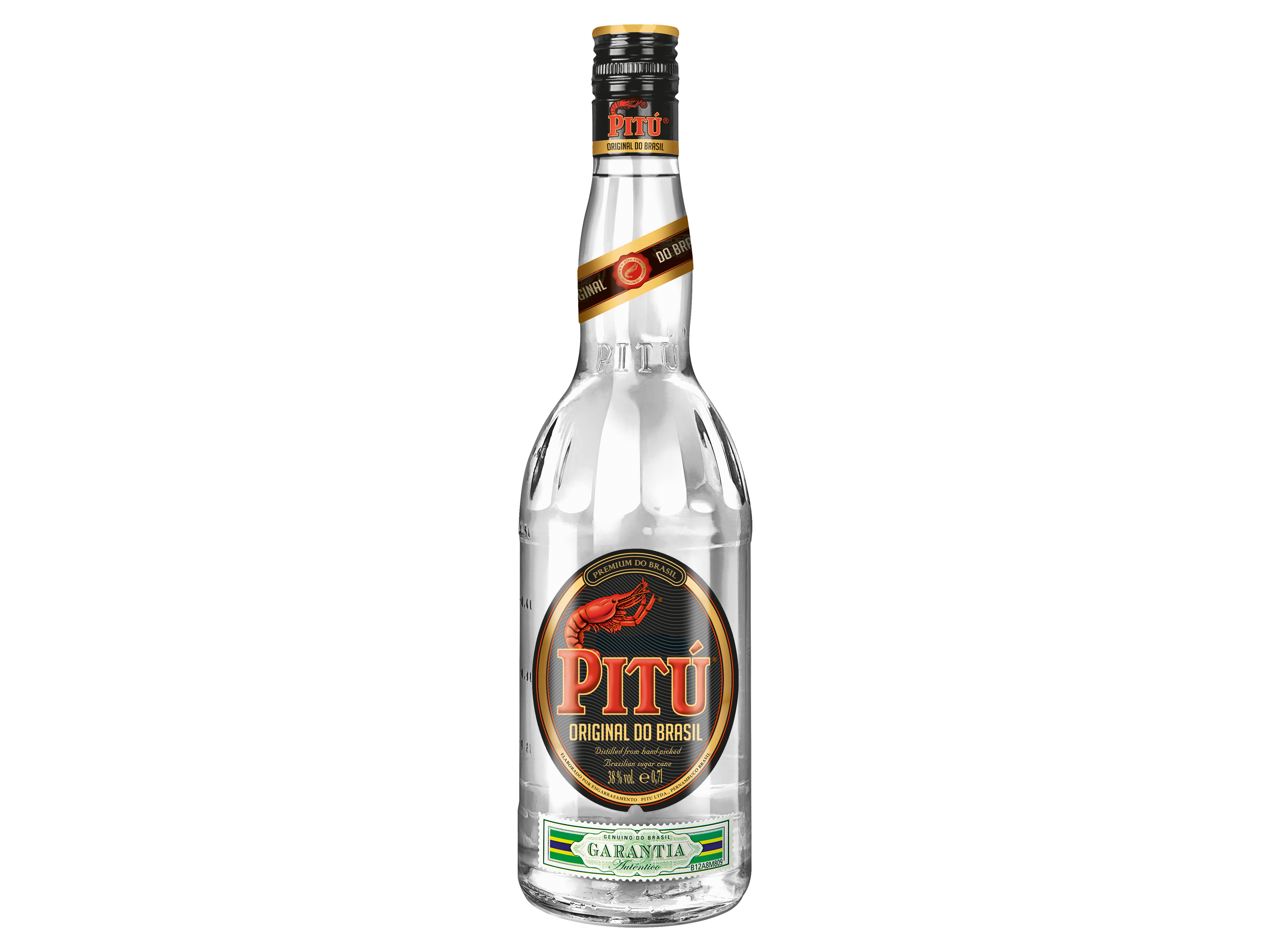 Pitú Premium do Brasil Cachaça 38% Vol""