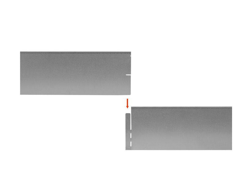 Gehe zu Vollbildansicht: PARKSIDE® Stahlblech-Rasenkante, Stecksystem, 4 Stück - Bild 4