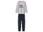 Pyjama mit Langarmshirt mit „TEAM VALENTINE“-Aufdruck und dunkelblauer Hose.