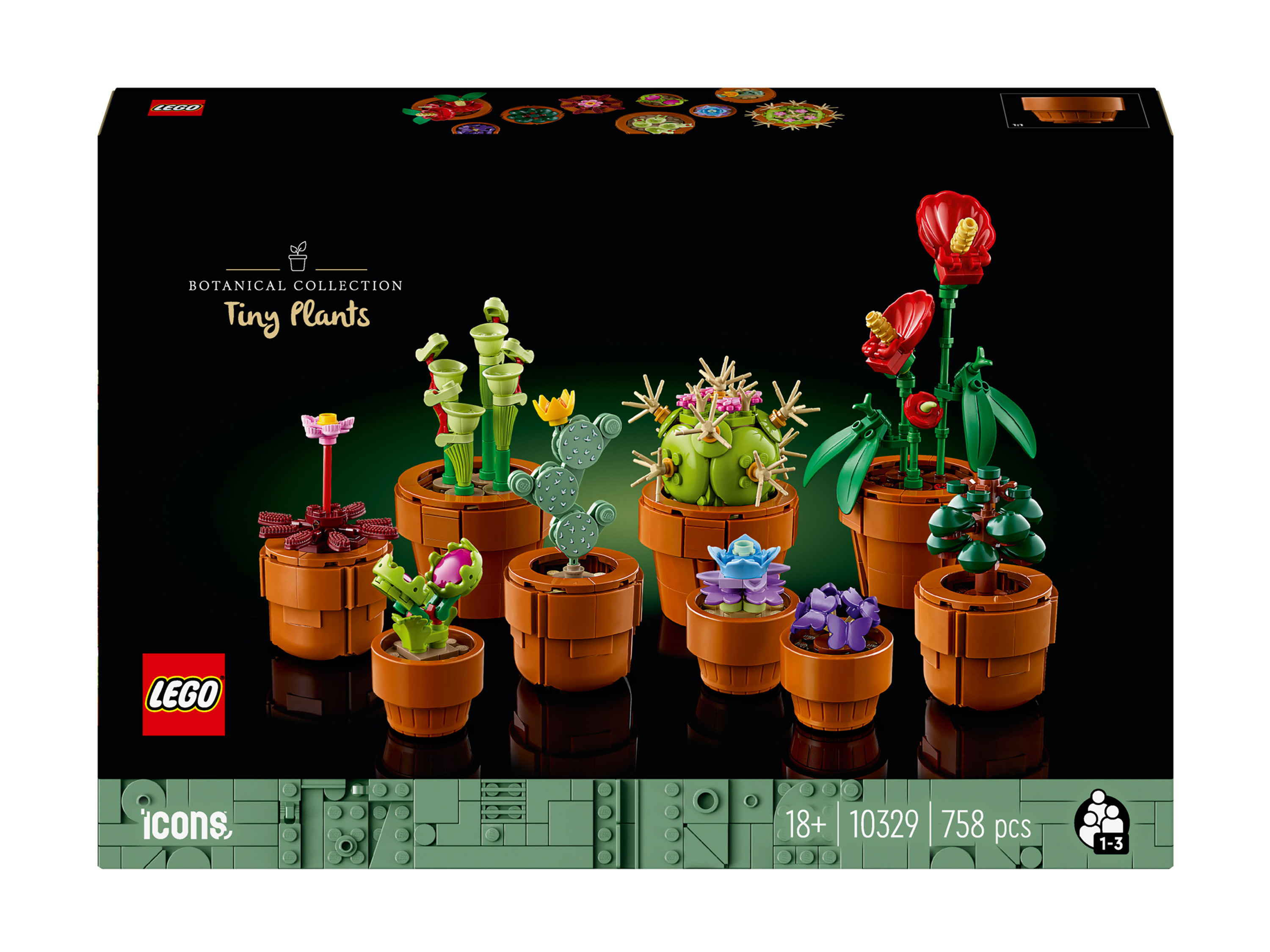 LEGO® Icons 10329 »Mini Pflanzen«““ | tropischen und fleischfressenden Lego Pflanzen benötigst